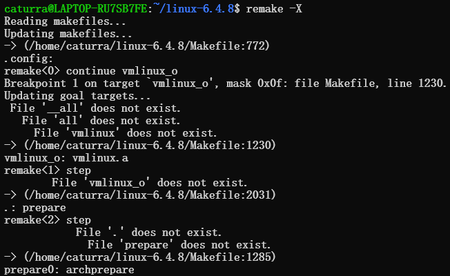 使用 remake 正确地调试 Makefile | Caturra's Blog